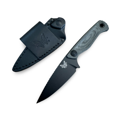 NEW! Benchmade Dacian 203BK-02 MagnaCut Fixed Blade with Leather Sheath