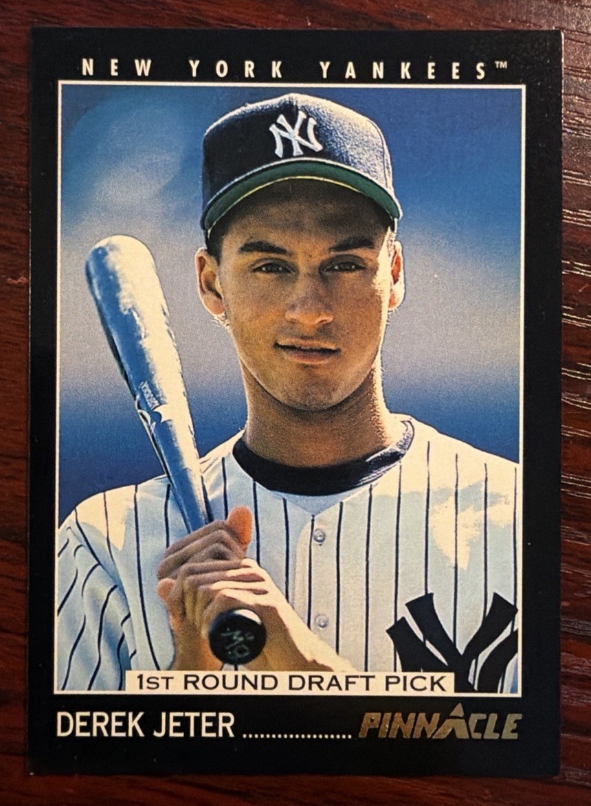 Pinnacle Derek Jeter New York Yankees #457 1993 1st Round Draft Pick