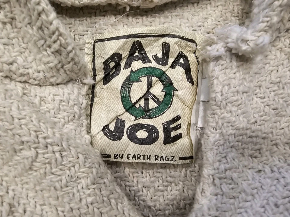 Sudadera con Capucha Baja Joe Grateful Dead para Mujer XL Blanca Tie Dye Bolsillo Mexicano Tierra Trapo Foto 3 de 4