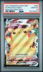 2021 POKEMON SWSH BLACK STAR PROMO PIKACHU VMAX BOX FULL ART/PIKACHU VMAX PSA 10