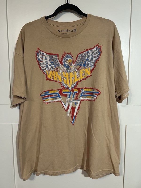Van Halen Graphic T-Shirt XL 100% Cotton Rock & Pop Music Tee