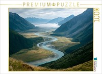 Calvendo Puzzle New Zealand Alps – Epic Wanderlust Valley | 1000 Pieces, Finishe