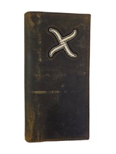 Twisted X Rodeo Brown White X Embroid - Accessories Wallet - Xrc-29