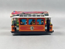 Vintage tin Trambino Tram Car Train Wagon Trolley  Made In GDR Germany