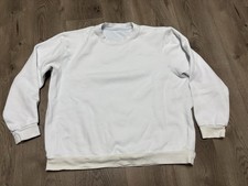Lululemon Perfectly Oversized Crew White Sweatshirt Womens Size 8 Stains