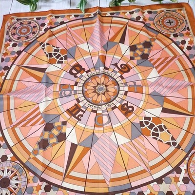 Hermès Kare70 Rose de Compas Natsuno Hidaka Rare Used