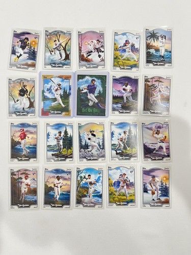 2025 Topps Bob Ross: Joy Of Baseball Cards  Pick Your Player (Base #1-100  & RCs)