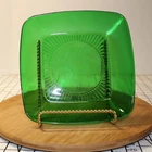1950s Anchor Hocking Fire King Forest Green Charm 9.25" Dinner Plate Replacement