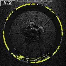 z100 Motorcycle Wheel Decals RimTickers laminated Tripes Fo Kawasaki z100