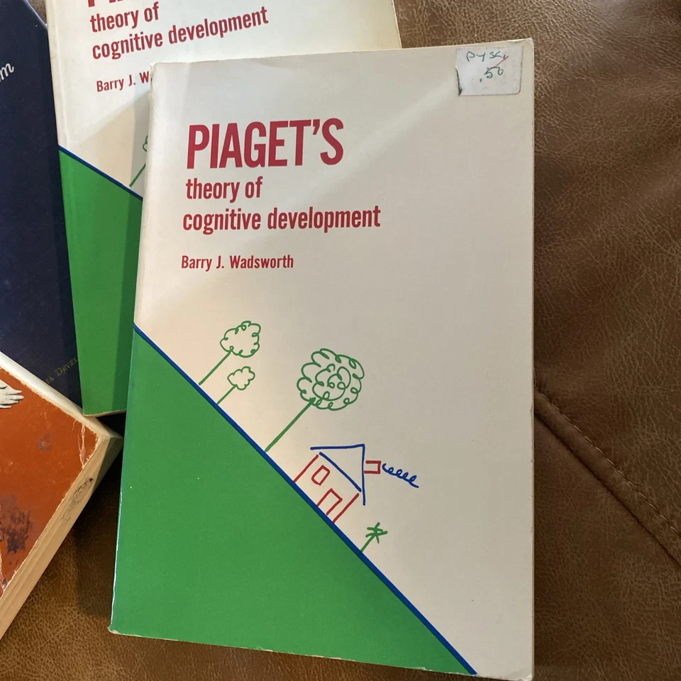 Jean Piaget Children Educational Development & Reasoning Theories Vtg Lot of 5 - Image 3 of 4