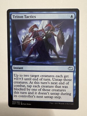 Triton Tactics [Duel Decks: Merfolk vs. Goblins] Magic MTG LP