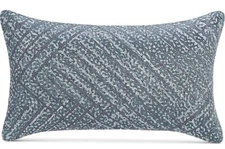 Hotel Collection Composite Embroidered pillow 14x22” New