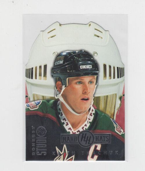 97/98 Donruss Studio Phoenix Coyotes Keith Tkachuk Hard Hats #7