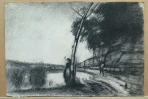 Künstlerische Zeichnungen mit Landschafts-Motiv