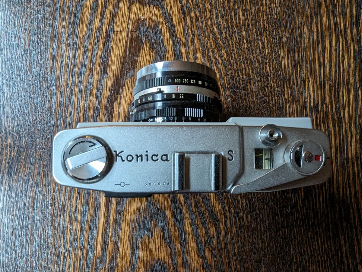 AS IS Konica S Rangefinder Film Camera Hexanon 48mm F2 lens | eBay