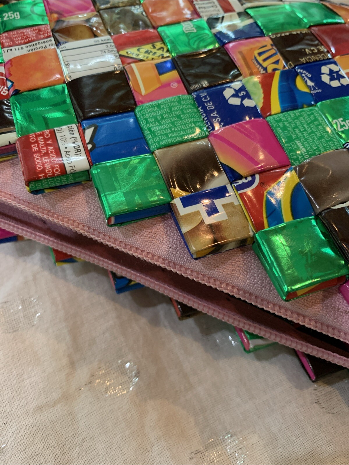 Unique Upcycle Candy Wrapper Purse - image 8