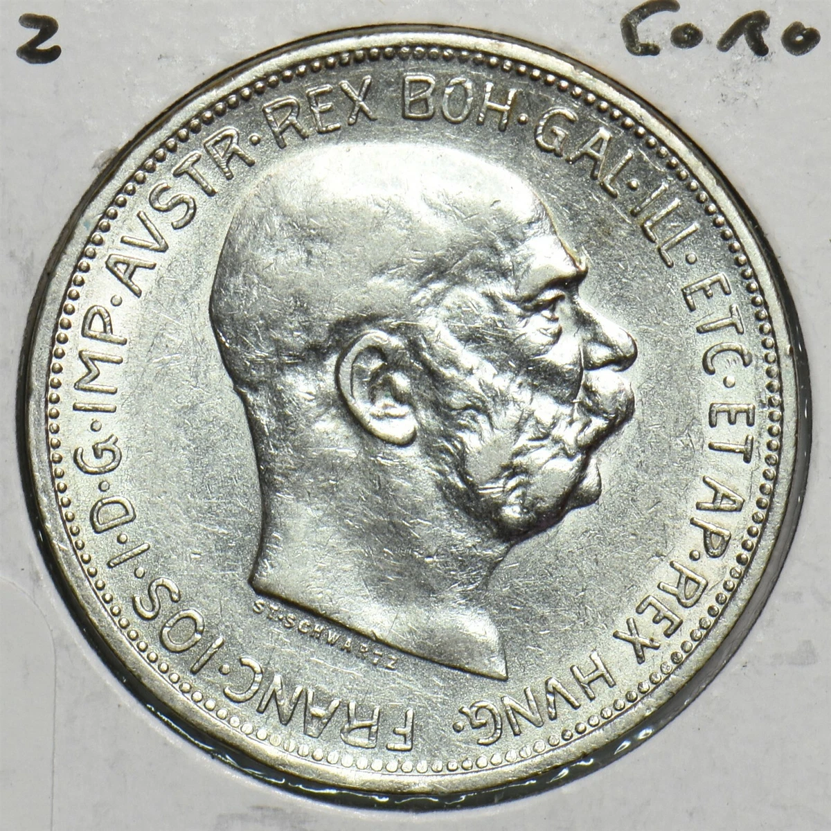 1912年 ハンガリー 2コロナ NGC AU Detail 1912年 ハンガリー 2コロナ NGC AU Detail 1912年 ハンガリー 2コロナ