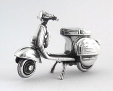 VESPA SCOOTER BIKER CAR MINIATURE STERLING 925 SILVER