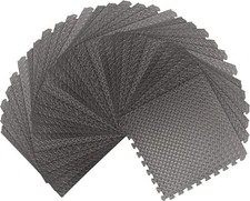 120 Sq Ft/30 Interlocking Foam Tiles  " Thick Exercise Mat - Soft  Comfortable