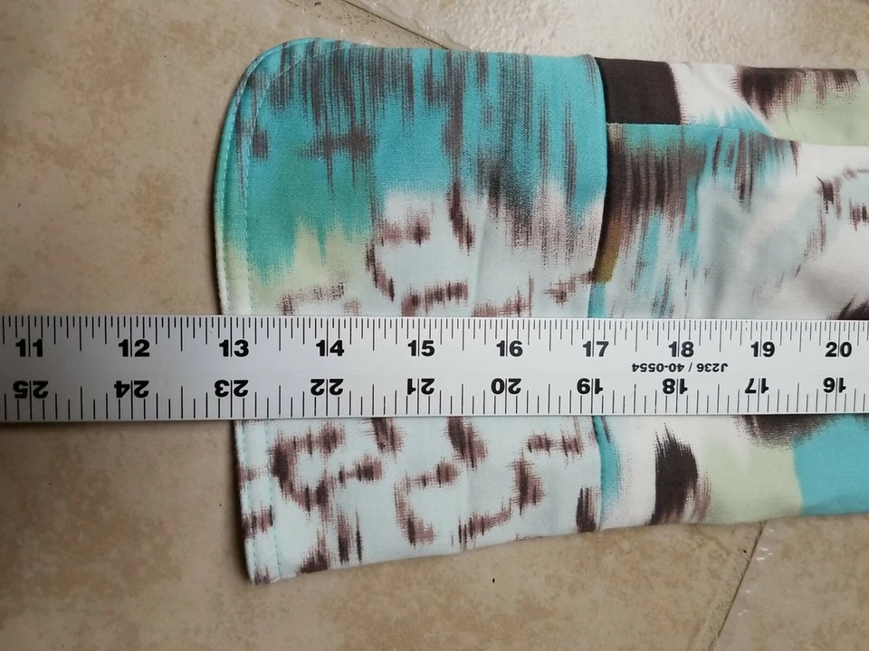 Chaqueta Blazer INSIGHT New York Mujer Talla 8 Multicolor Algodón Elástico Forrada Usada en Excelente Condición Foto 4 de 4