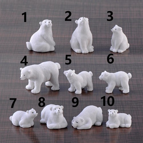 modell fee garten eisbären - figuren miniaturen simulation white bear tier - Bild 2 von 12