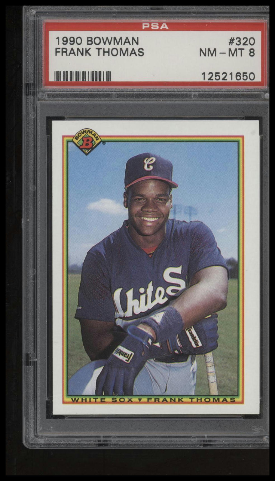1990 Bowman #320 Frank Thomas PSA 8
