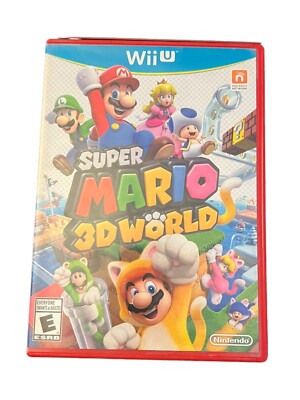 Super Mario Maker/Super Mario 3D World Tested CIB Wii U