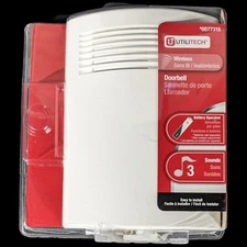 Utilitech 0077315 Wireless Doorbell Kit Battery Operated (No doorbell)