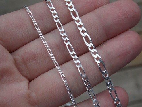 3.8mm Shiny Figaro Chain Necklace | eBay