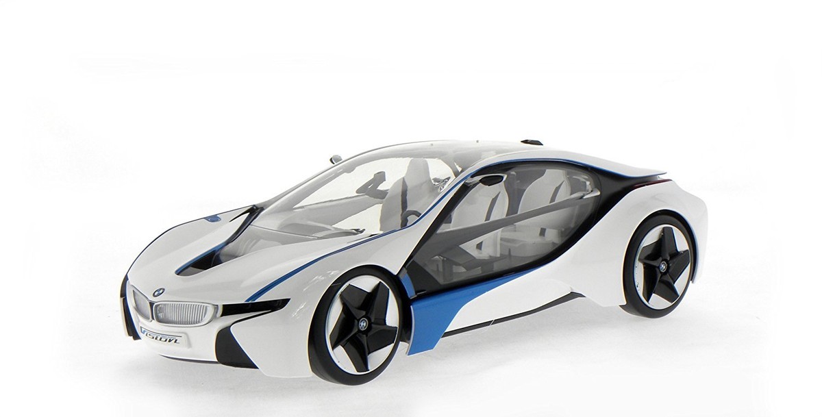 BMW Vision ミニカー ホワイト　ラジコン BMW I8 Vision w Lights White Vehicle RC Car 1:14 Licensed