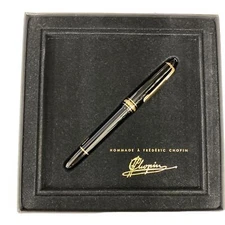MONTBLANC Fountain Pen Black Chopin CD included K14 Nib Meisterstuck HT1631650