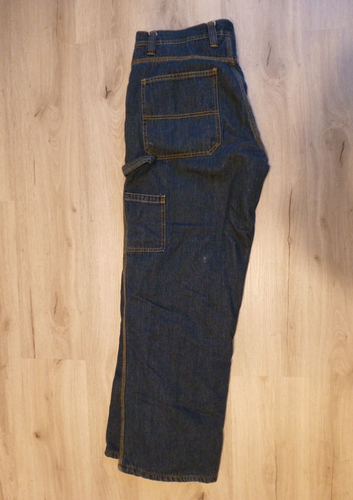 VTG Faded Glory Jeans Men 34x31 Fleece In Work Skater Carpenter Baggy Grunge Y2K - Picture 18 of 20