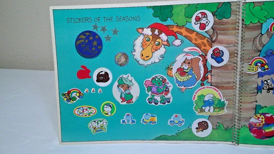 Vintage 1983 HALLMARK Sticker Album w/ Lisa Frank, CPK, Scratch Sniff, Gremlins - Image 2 of 4