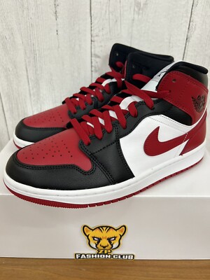 Air Jordan 1 Mid Alternate Bred Toe BQ6472-079 Women Sizes Air Jordan 1 Mid Alternate Bred Toe BQ6472-079 Women Sizes