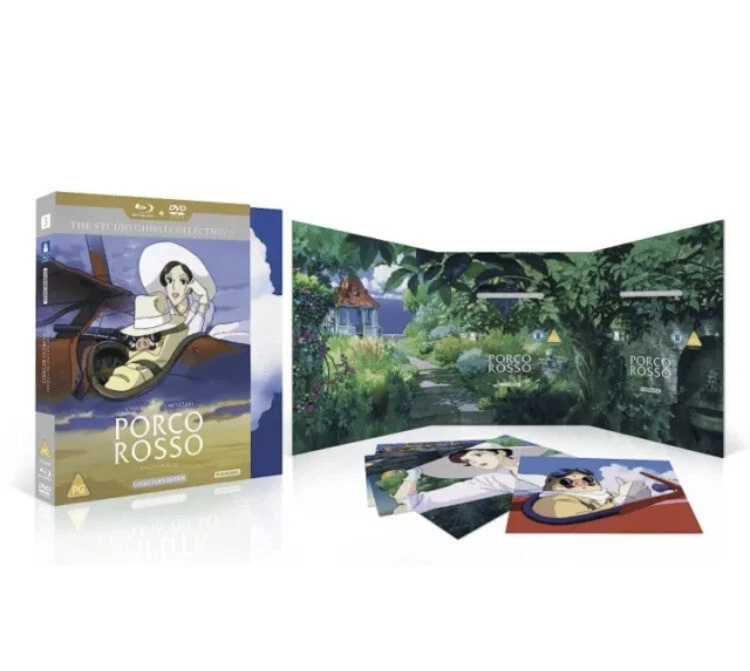 Porco Rosso Collector's Edition Blu-ray DVD Region 2 - New, Sealed - Image 3 of 3