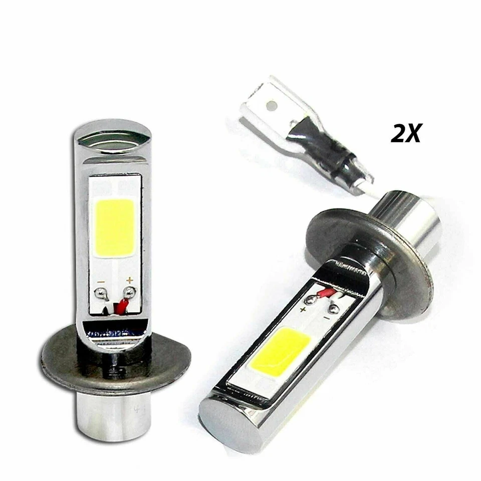 H3 2 Bulbs LED High Quality Headlight Fog Driving Bulb 6000K DRL Car Lamp Globe - Image 3 of 4