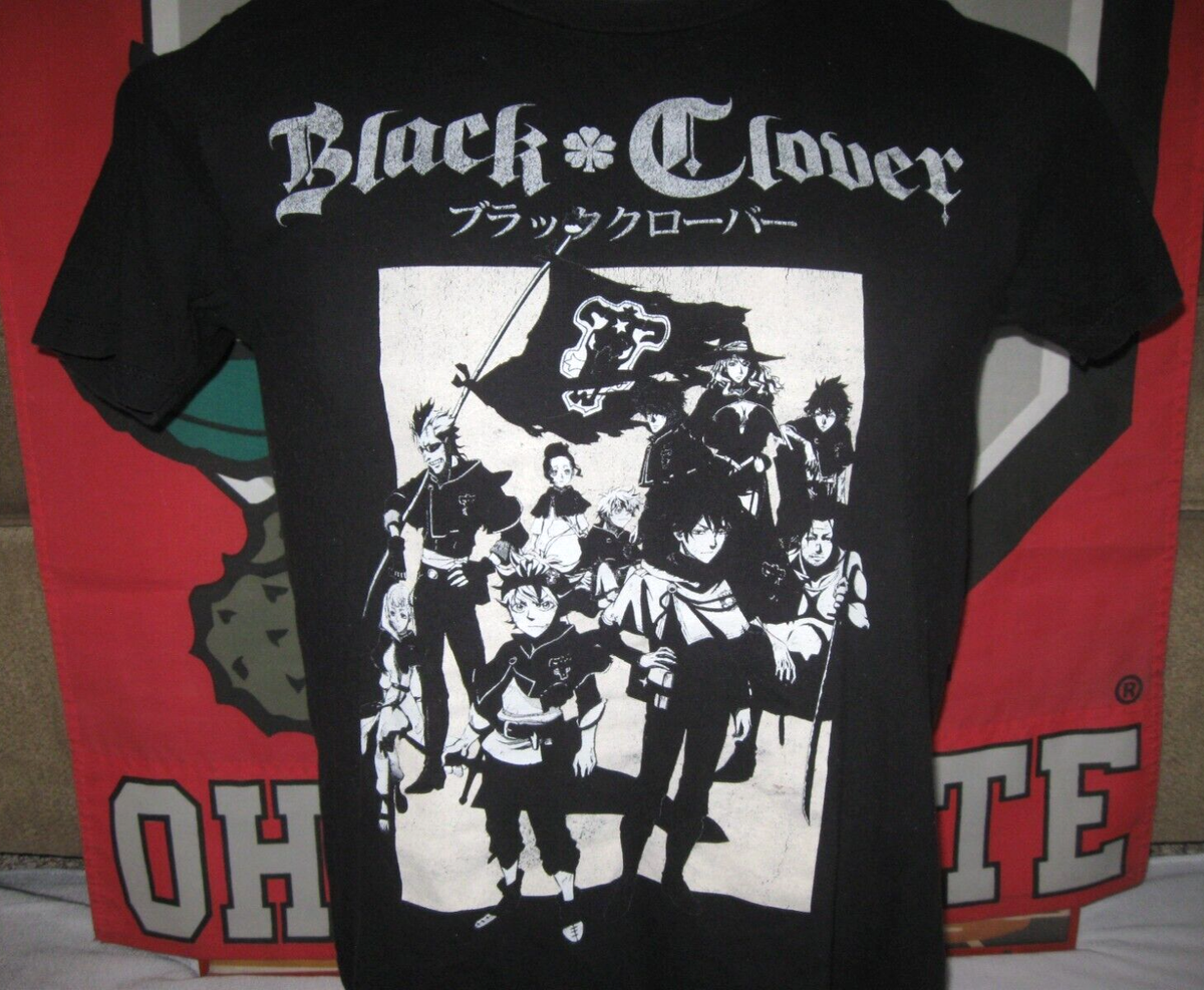 BLACK CLOVER Japanese MANGA Series asta anime T Shirt Men's