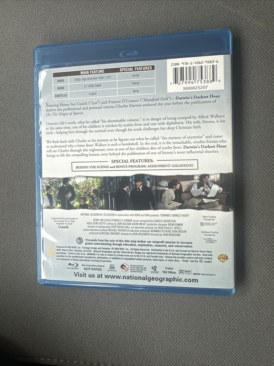 Darwin's Darkest Hour [Blu-ray] 727994753889| eBay
