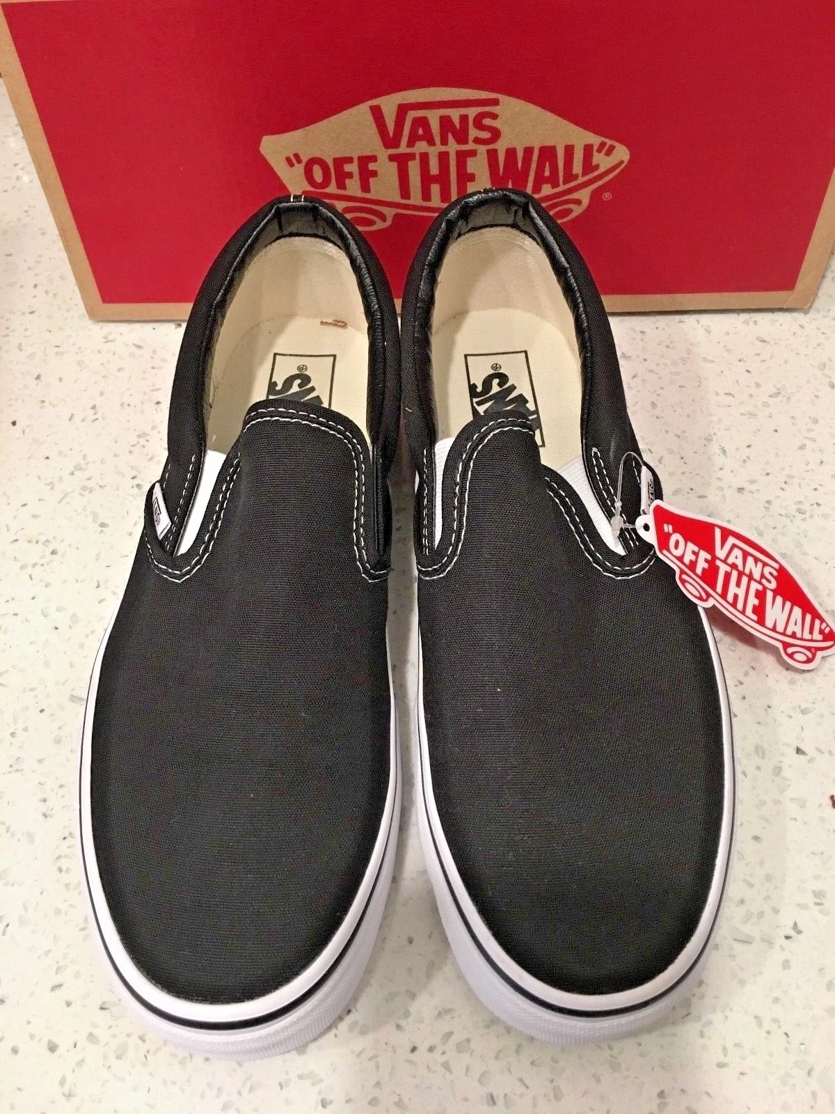 New VANS Slip On Black $38
