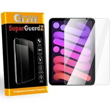 SuperGuardZ Tempered Glass Screen Protector Shield Cover For iPad Mini 7 & 6