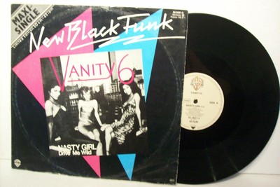 12'' VANITY 6---NASTY GIRL/DRIVE ME WILD (NEW BLACK FUNK/LIMITED EDITION) (EX)