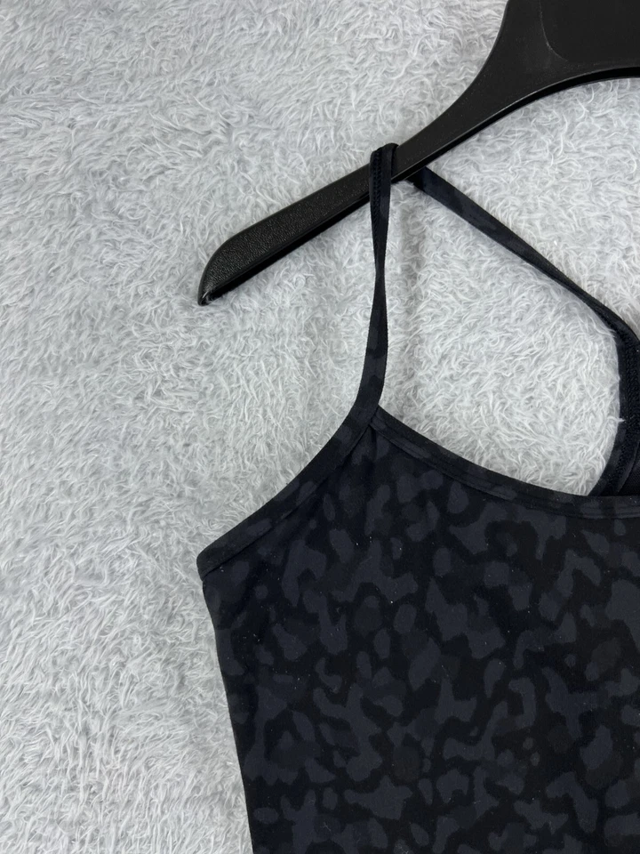 Camisa Lululemon Mujer 8 Negra Gris Camuflada Power Y Tank Luon Yoga Gimnasio W1CG3S Foto 3 de 4