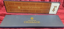 Vintage CRIBBAGE House of Marbles New Sealed preowned cards game fin family 
