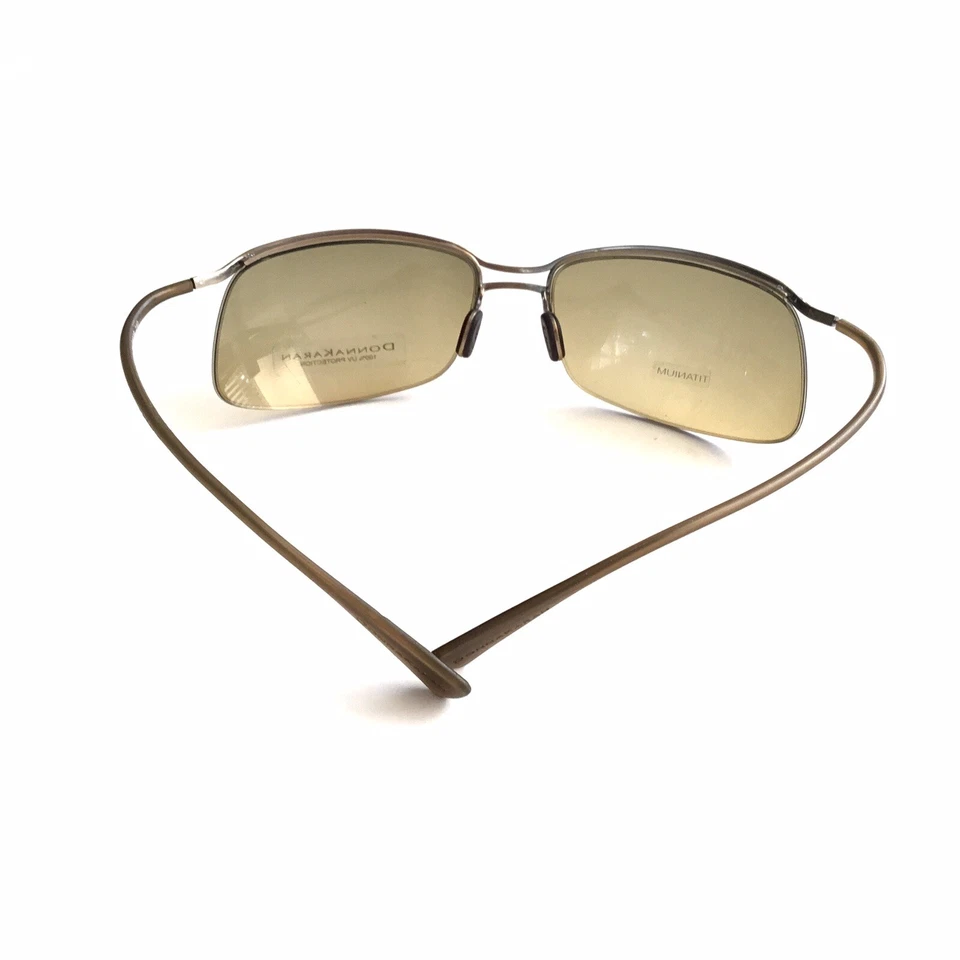 Gafas de sol Donnakaran 9720S doradas 715 marco envolvente de titanio nuevas Foto 2 de 4