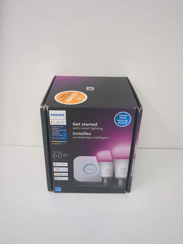 Philips 562918 Smart Bulb Starter Kit for Easy Home Lighting Control-image