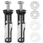 4PCS Toilet Seat Hinge Bolt Screw Set Spare Parts Stainless Steel Toilet Lid