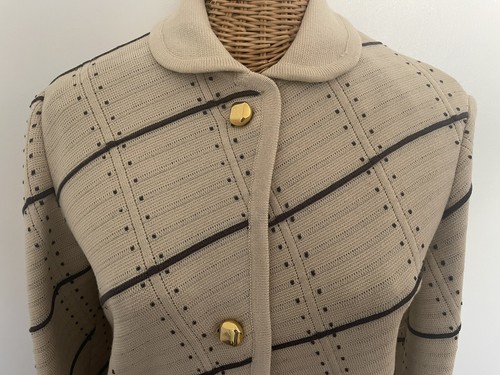 Vintage 70's Zephyr Wool Knit Cardigan Jacket Sweater Hong Kong - 第 2/6 張圖片