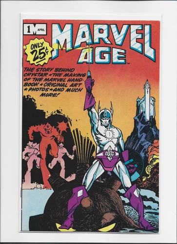 MARVEL AGE #1  1983 Marvel Fanzine  Near Mint Unread     BUY IT NOW STAN LEE 