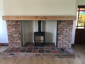Solid Pitch Pine Beam Floating Mantel Mantle Piece Lintel Shelf