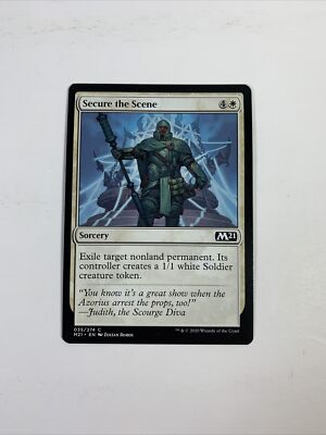 MTG Magic the Gathering Secure the Scene (35/417) Core Set 2021 LP